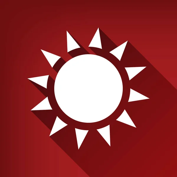 星座の図 ベクトル ルビーの赤い背景に無限の影のついた白いアイコン — ストックベクタ