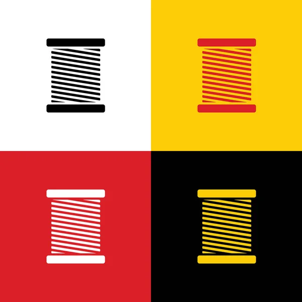 Gwint Ilustracja Znak Wektor Ikony Niemiecki Flagi Odpowiednie Kolory Tle — Wektor stockowy