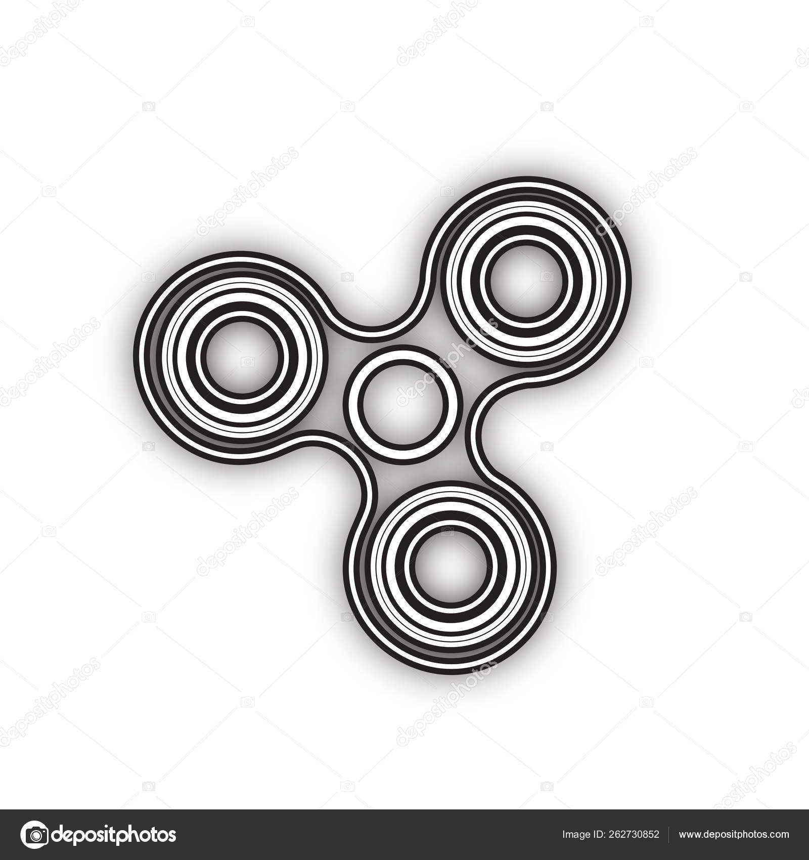 double fidget spinner