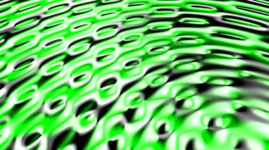 Animasyonlu arka plan dalgalar ile soyut ve amorf bir sıvı yüzeyinde parlama. Farklı degradeler ile çok renkli 3d film. Gökkuşağı yansımasıyla birlikte parlak bir yüzey.