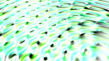 Animasyonlu arka plan dalgalar ile soyut ve amorf bir sıvı yüzeyinde parlama. Farklı degradeler ile çok renkli 3d film. Gökkuşağı yansımasıyla birlikte parlak bir yüzey.