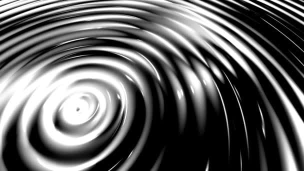 Абстрактный Анимационный Фон Волнами Бликами Поверхности Аморфной Жидкости Многоцветная Пленка — стоковое видео