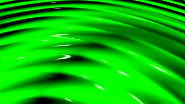 抽象的动画背景 在非晶态液体表面有波浪和眩光 多彩多姿的 影片以不同的梯度 有彩虹反射的灿烂的表面 — 图库视频影像