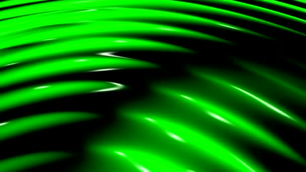 Abstract Animated Background Waves Glare Surface Amorphous Liquid Multicolored Film — Stock Video