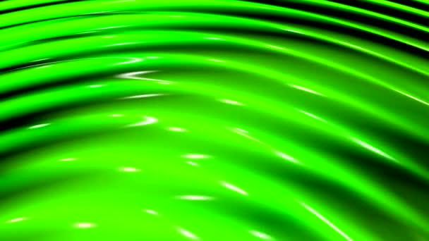 Абстрактный Анимационный Фон Волнами Бликами Поверхности Аморфной Жидкости Многоцветная Пленка — стоковое видео