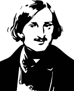 Rus yazar Nikolai Gogol portresi