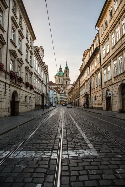 Prag. Czeck Cumhuriyeti. Aziz Nikolaos Kilisesi.