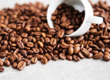 Kahve dolu kahve çekirdeği.