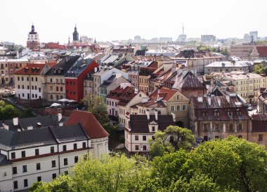 Lublin - Polonya tarihi kentin güzel mimari