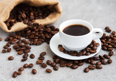 Kahve Tablo kavrulmuş fasulye ile