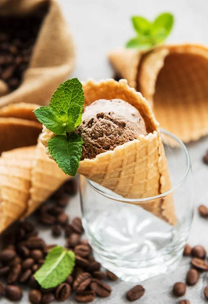 Καφέ παγωτό — Φωτογραφία Αρχείου