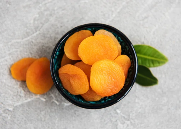 Dried Apricots Old Wooden Table — Stock Photo, Image