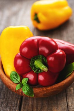 Biber eski bir ahşap tablo