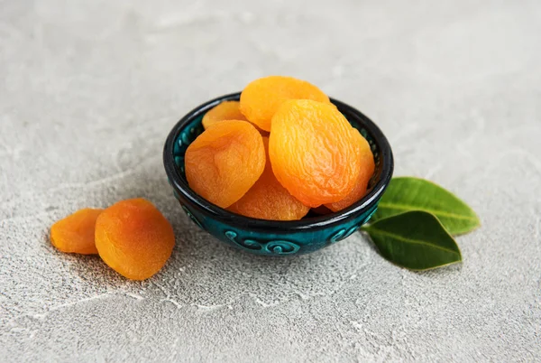 Dried Apricots Old Wooden Table — Stock Photo, Image