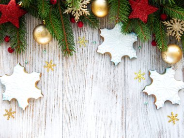 Kurabiyelerle Noel süslemesi 