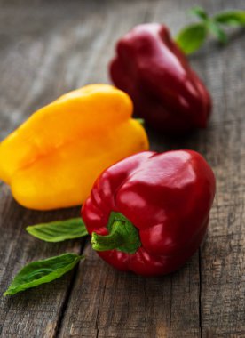 Biber eski bir ahşap tablo