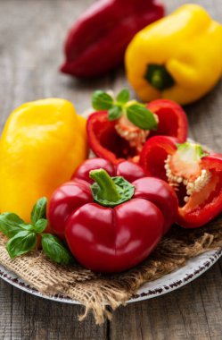 Biber ahşap zemin ile plaka