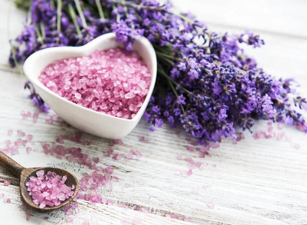 Lavender spa salt