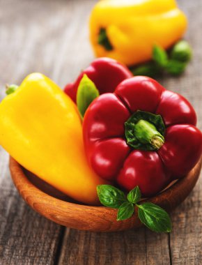 Biber eski bir ahşap tablo