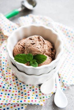 çikolatalı dondurma.