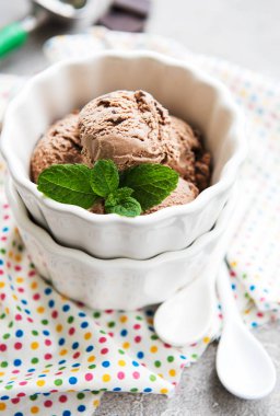 çikolatalı dondurma.