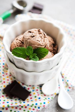 çikolatalı dondurma.