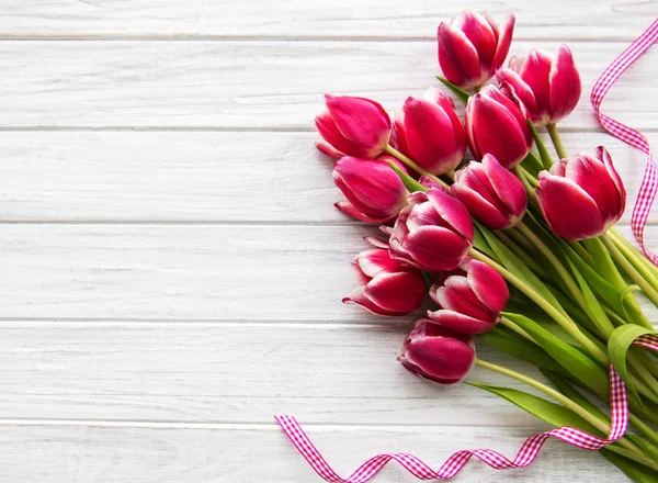Pink spring tulips — Stock Photo, Image