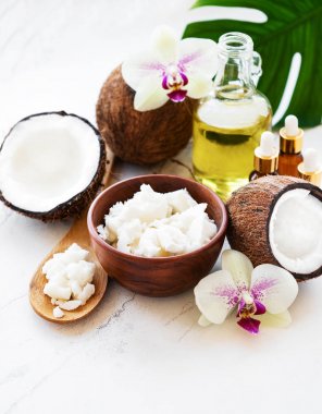 Hindistan cevizi doğal spa malzemeler