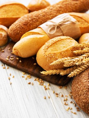 Fırında ekmek çeşitleri.