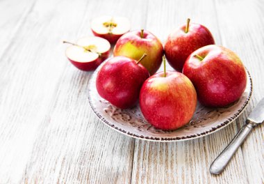 taze kırmızı elmalar