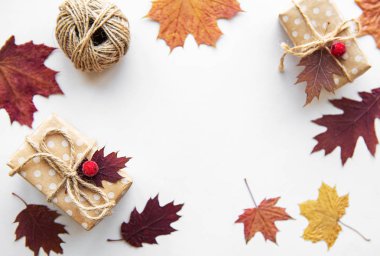 Sonbahar tatili kompozisyonu