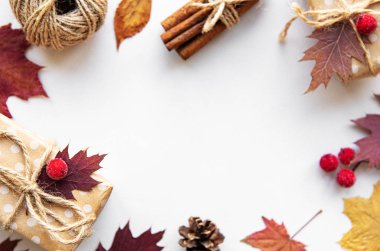 Sonbahar tatili kompozisyonu