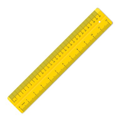 Yaratıcı vektör çizim gerçekçi renkli cetveller üzerinde arka izole. Kesici takımlar için ölçme sanat tasarım sağlar. Soyut kavram grafik öğesi