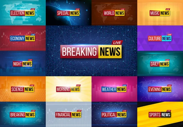 Creative Vector Illustration Of Breaking News Background World Sports Weather Financial Creative Vector Illustration Of Breaking News Background World Sports Weather Financial