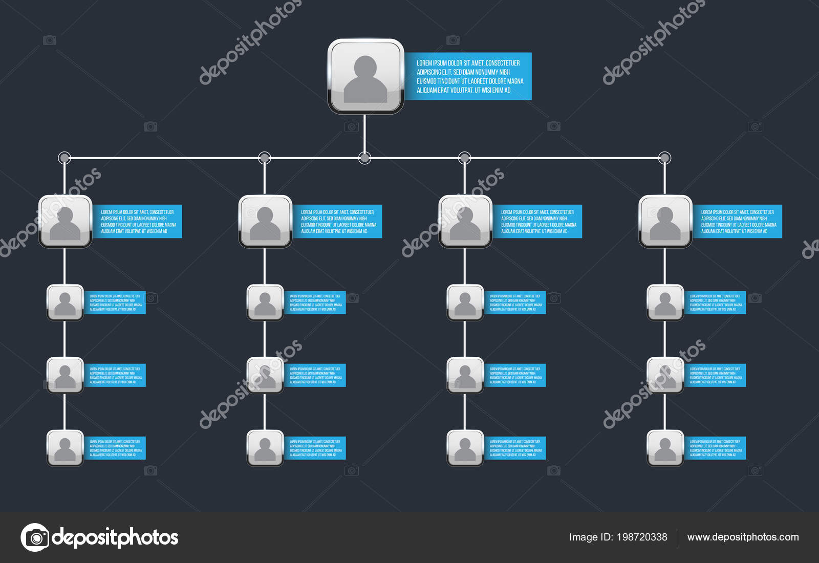 Background Design For Organizational Chart