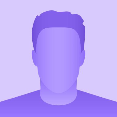 Varsayılan avatar profil yer tutucu üzerinde arka izole yaratıcı vektör Illustration. Sanat Tasarım gri fotoğraf boş şablon mockup. Soyut kavram grafik öğesi.