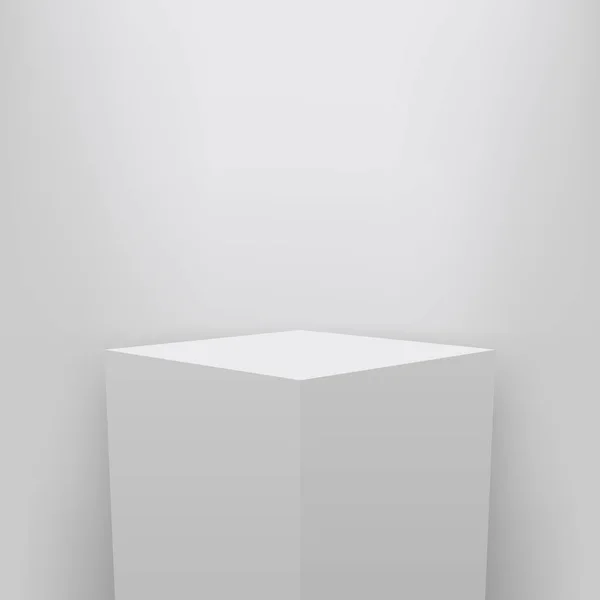 博物馆基座 讲台集的创作矢量插图 在透明背景下独立 艺术设计空白模板样机 产品展示的抽象概念图形元素 — 图库矢量图片