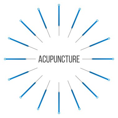 Yaratıcı vektör çizim akupunktur tedavisinin şeffaf arka plan izole. Sanat Tasarım spa uygulamaları. Soyut kavram grafik öğesi