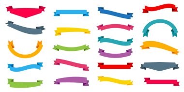 Etiket Etiketler başlık etiketi temsil eden yaratıcı vektör çizim şeffaf arka plan üzerinde izole koleksiyon küme. Düz stil ile parlak renk sanat tasarım. Soyut kavram grafik öğesi