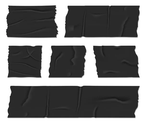 Творчі Векторні ілюстрації ізоляційної стрічки для ізоляції каналів ізольовані на прозорому фоні. Художній дизайн липкого шматочка шотландського клею. Абстрактний концепт графічний елемент — стоковий вектор