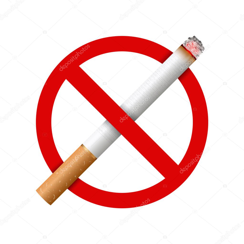 Creative vector illustration of realistic cigarette set isolated on transparent background. Art design different stages of burn. Abstract concept graphic element