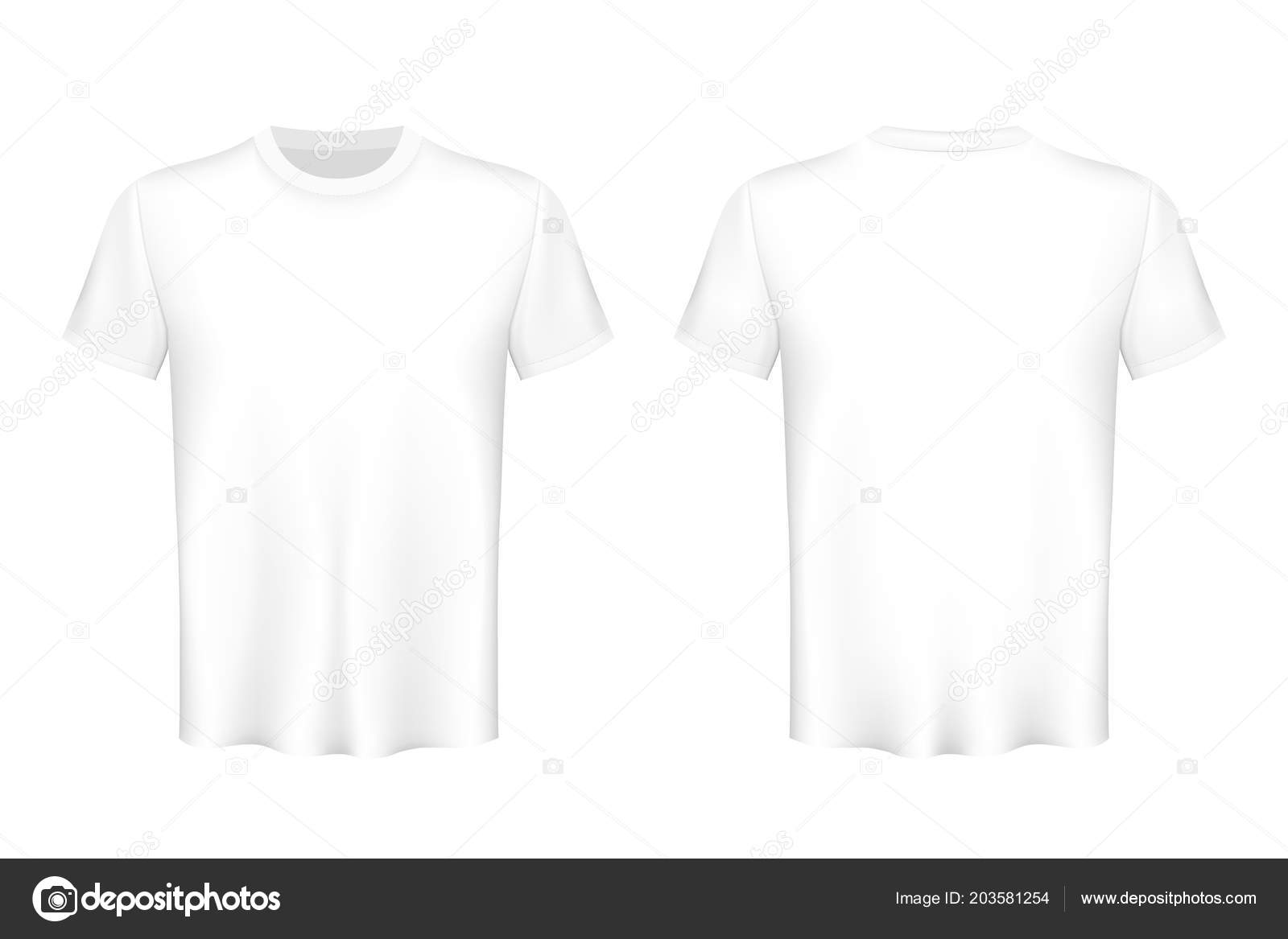 Creative vector illustration of colored T-shirts Set isolated on ...