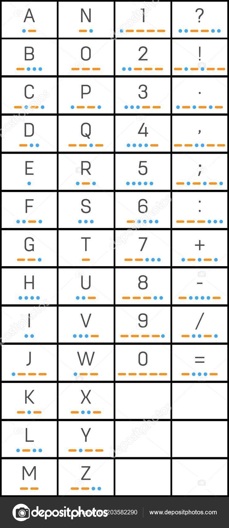 Creative Vector Illustration Of International Telegraph Morse Code