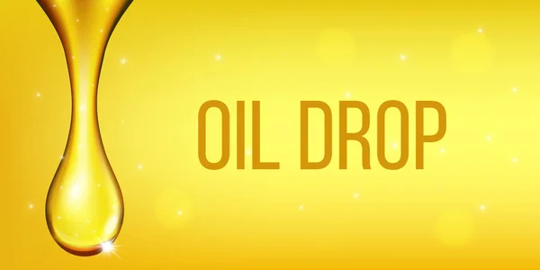 Ilustración vectorial creativa de combustible de oliva realista líquido dorado, gota de aceite amarillo, colágeno espumoso, miel aislada sobre fondo transparente. Diseño de arte. Concepto abstracto elemento gráfico — Vector de stock