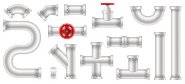 Plastik su, petrol, doğalgaz boru hattı, boru kanalizasyon şeffaf arka plan üzerinde izole yaratıcı vektör Illustration. Sanat tasarım soyut kavram grafik creleri, kapı Vana, bağlantı parçaları, musluk öğesi