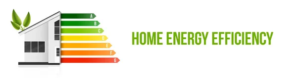 Kreative Vektor-Illustration der Energieeffizienzbewertung des Eigenheims isoliert auf dem Hintergrund. art design smart eco house verbesserungsvorlage. abstraktes Konzept grafisches Zertifizierungssystem Element — Stockvektor