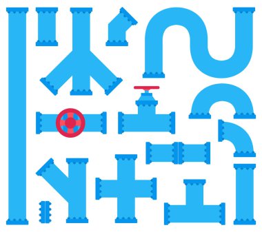 Çelik metal su, petrol, doğalgaz boru hattı, boru kanalizasyon şeffaf arka plan üzerinde izole yaratıcı vektör Illustration. Sanat tasarım soyut kavram grafik creleri, kapı Vana, bağlantı parçaları, musluk öğesi