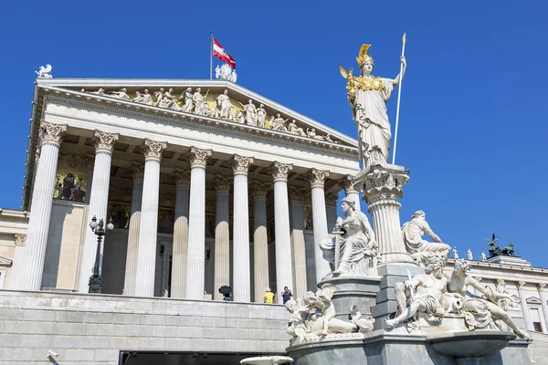 Ausztria Bécs Parliment Épület — Stock Fotó