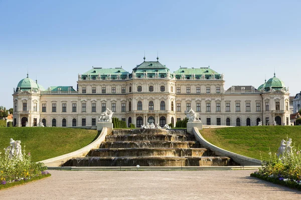 Paleis Van Bovenste Belvedere Wenen — Stockfoto