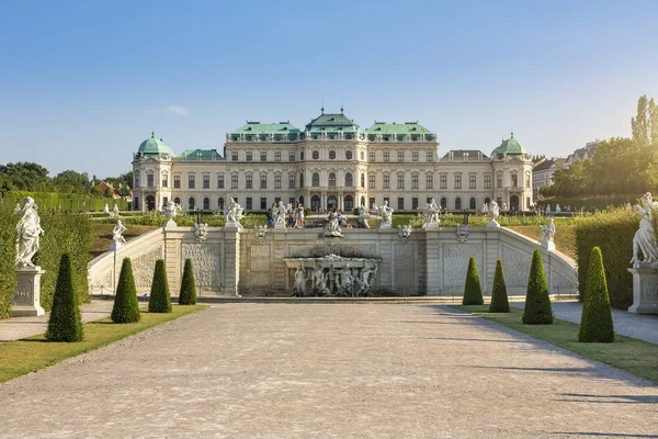 Paleis Van Bovenste Belvedere Wenen — Stockfoto